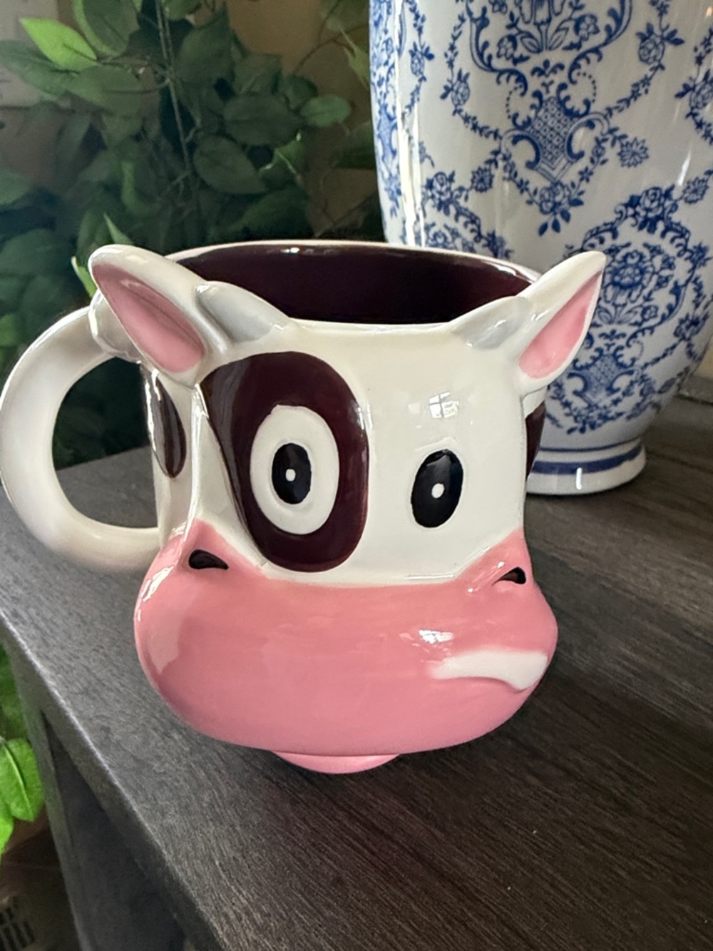 Hershey’s Pink Cow Ceramic Coffee Mug - NEW extra large